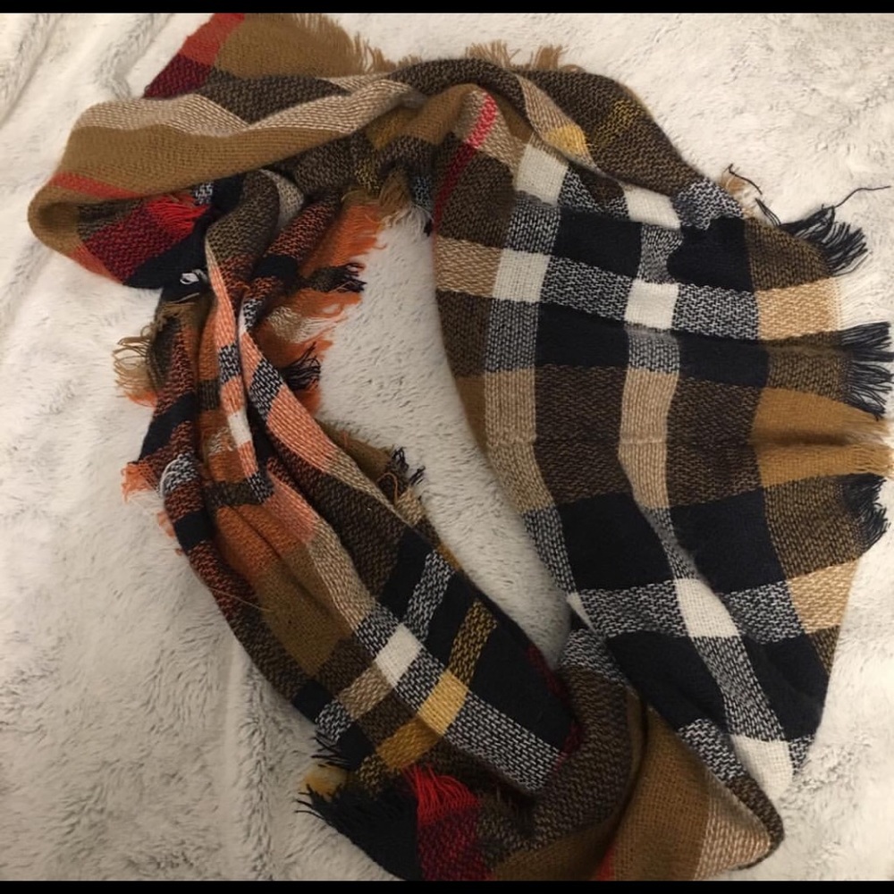 Plaid Infinity Scarf